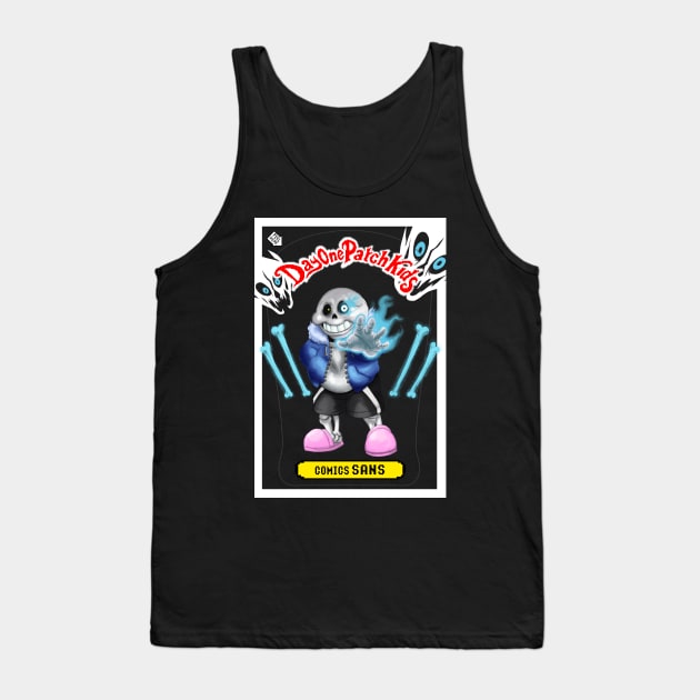 Day One Patch Kids 025 ( Comics Sans ) Tank Top by RottenTanuki